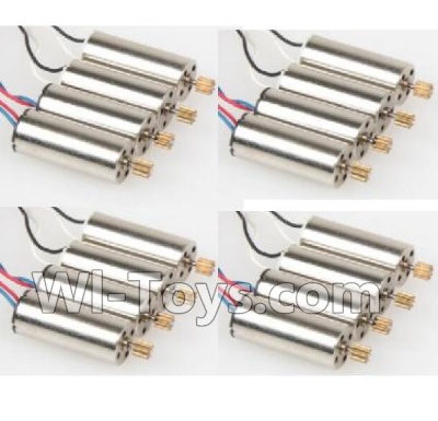 Wltoys Q222K Q222G Parts-23 rotating Motor with red and Blue wire(8pcs) & Reversing-rotating Motor with Black and white wire(8pcs),Wltoys Q222K Q222G RC Drone Spare parts,Q222K RC Quadcopter Accessories,Q222G headless mode Replacement parts