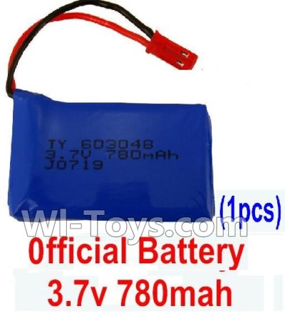 Wltoys Q222K Q222G Parts-31 Q222 battery-3.7v 780mah with jst plug,Wltoys Q222K Q222G RC Drone Spare parts,Q222K RC Quadcopter Accessories,Q222G headless mode Replacement parts