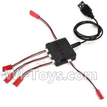 Wltoys Q222K Q222G Parts-33 Upgrade 1-to-5 charger with balance charger,Wltoys Q222K Q222G RC Drone Spare parts,Q222K RC Quadcopter Accessories,Q222G headless mode Replacement parts