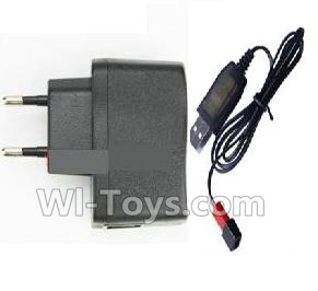 Wltoys Q222K Q222G Parts-40 Usb-To-Socket conversion plug & USB Charger cable,Wltoys Q222K Q222G RC Drone Spare parts,Q222K RC Quadcopter Accessories,Q222G headless mode Replacement parts