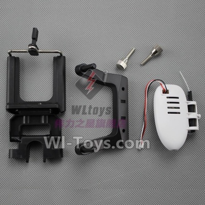 Wltoys Q222K Q222G Parts-53 Wifi Real-time image transmission FPV Aerial Kit (Include Camera,Suppor frame),Wltoys Q222K Q222G RC Drone Spare parts,Q222K RC Quadcopter Accessories,Q222G headless mode Replacement parts