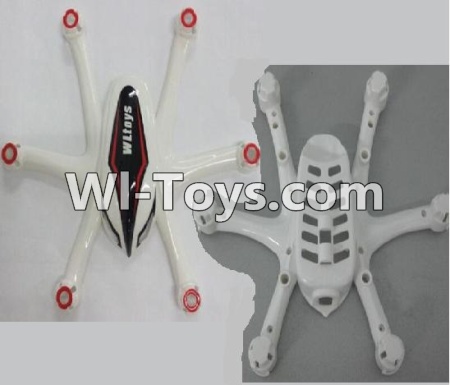 Wltoys Q282 Q282G Q282J parts-01 Upper and Bottom shell cover,Uppper canopy-White For WLTOYS Q282 RC Quadcopter parts RC Drone parts