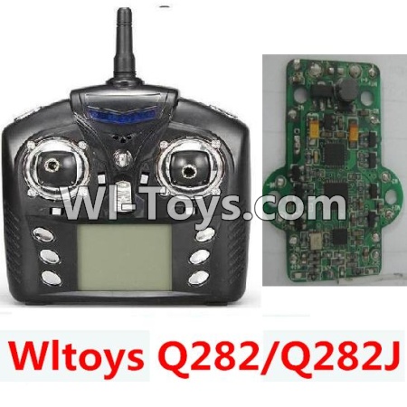 Wltoys Q282 parts-26 Transmitter And Circuit board(Can only be used For Q282 Q282J Quadcopter) For WLTOYS Q282 RC Quadcopter parts RC Drone parts