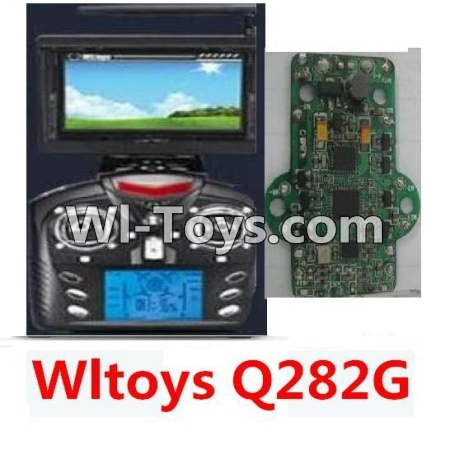 Wltoys Q282 parts-27 Transmitter And Circuit board(Include the 5.8G Image Return Display,Can only be used For Q282G Quadcopter) For WLTOYS Q282 RC Quadcopter parts RC Drone parts