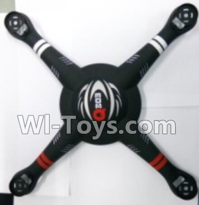 Wltoys Q303 Spare parts-01-02 Upper shell body cover,Wltoys Q303 RC Quadcopter Drone Spare Parts Accessories,Wltoys Model Q303-A Q303-B Q303-C Replacement Accessories