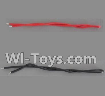 Wltoys Q303 Spare parts-33 Motor wire(1x Red and 1x Black),Wltoys Q303 RC Quadcopter Drone Spare Parts Accessories,Wltoys Model Q303-A Q303-B Q303-C Replacement Accessories