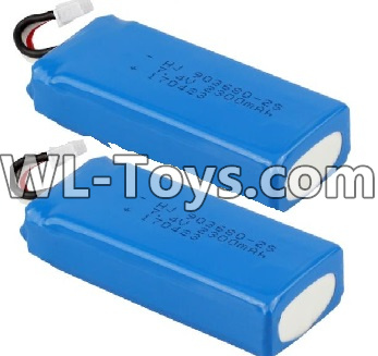 Wltoys Q323 Parts-10-02 Q323-11 7.4V 2300MAH Battery(2pcs),Wltoys Q323 RC Quadcopter Drone Spare Parts Accessories,Wltoys Model Q323-B Q323-C Q323-E Replacement Accessories