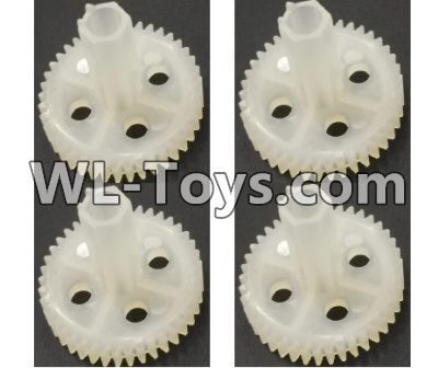 Wltoys Q323 Parts-11-02 Main gear(4pcs),Wltoys Q323 RC Quadcopter Drone Spare Parts Accessories,Wltoys Model Q323-B Q323-C Q323-E Replacement Accessories