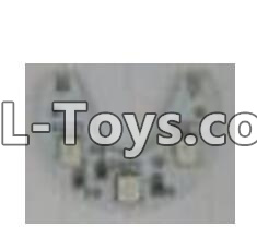 Wltoys Q323 Parts-30 U shape lamp board,Wltoys Q323 RC Quadcopter Drone Spare Parts Accessories,Wltoys Model Q323-B Q323-C Q323-E Replacement Accessories