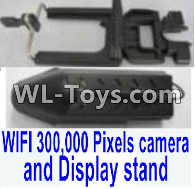 Wltoys Q323 Parts-35-01 Q323B-15 WIFI 300,000 Pixels camera unit and Display stand,Wltoys Q323 RC Quadcopter Drone Spare Parts Accessories,Wltoys Model Q323-B Q323-C Q323-E Replacement Accessories