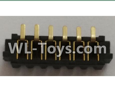 Wltoys Q323 Parts-42 Q323B-09 6P female socket,Wltoys Q323 RC Quadcopter Drone Spare Parts Accessories,Wltoys Model Q323-B Q323-C Q323-E Replacement Accessories