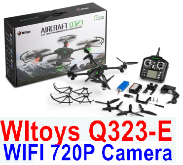 Wltoys Q323-E Quadcopter (Include the HD Wifi 720P Camera unit and Mobile phone support frame),Wltoys Q323 RC Quadcopter Drone Medium-Quadcopter-all FPV-Quadcopter-all Wltoys-Quadcopter-all