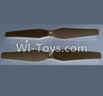 Wltoys Q333 Spare Parts-27-02 Propellers,Main rotor blades(2pcs)-Black,Wltoys Q333 RC Quadcopter Drone Spare Parts Accessories,Wltoys Model Q333 Replacement Accessories
