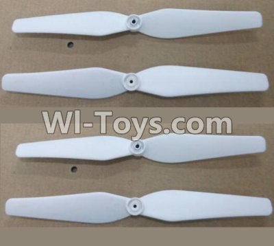 Wltoys Q333 Spare Parts-27-03 Propellers,Main rotor blades(4pcs)-White,Wltoys Q333 RC Quadcopter Drone Spare Parts Accessories,Wltoys Model Q333 Replacement Accessories