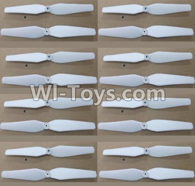 Wltoys Q333 Spare Parts-27-05 Propellers,Main rotor blades(16pcs)-White,Wltoys Q333 RC Quadcopter Drone Spare Parts Accessories,Wltoys Model Q333 Replacement Accessories