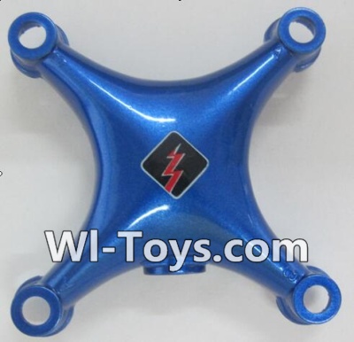 Wltoys Q343 Spare Parts-01-02 Upper shell cover cover-Blue,Wltoys Q343 RC Quadcopter Drone Spare Parts Accessories,Wltoys Model Q343 Q343B Q343C Replacement Accessories