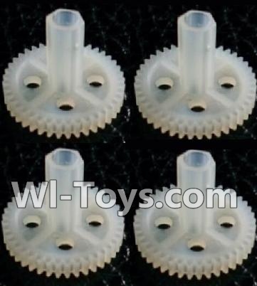 Wltoys Q353 Spare Parts-03-01 Q323-11 Main gear(4pcs),Wltoys Q353 RC Quadcopter Drone Spare Parts Accessories,Wltoys Model Q353 Aeroamphibious Air Land Sea Mode Replacement Parts