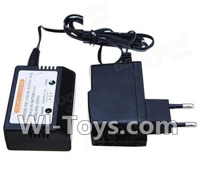 Wltoys Q353 Spare Parts-11-03 Official charger and balance charger(Can charge 1 battery at the same time),Wltoys Q353 RC Quadcopter Drone Spare Parts Accessories,Wltoys Model Q353 Aeroamphibious Air Land Sea Mode Replacement Parts