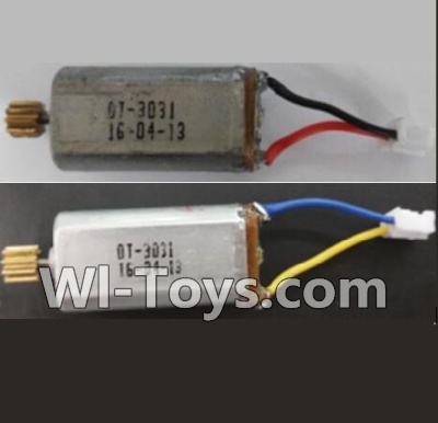 Wltoys Q353 Spare Parts-19-02 Reversing-rotating Motor with Black and Yellow wire(1pcs) & rotating Motor with red and Black wire(1pcs),Wltoys Q353 RC Quadcopter Drone Spare Parts Accessories,Wltoys Model Q353 Aeroamphibious Air Land Sea Mode Replacement P