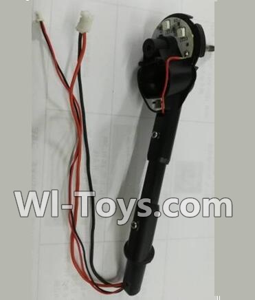 Wltoys Q353 Spare Parts-27 Rear and Right Motor seat assembly(with Red and Black wire)-1 set,Wltoys Q353 RC Quadcopter Drone Spare Parts Accessories,Wltoys Model Q353 Aeroamphibious Air Land Sea Mode Replacement Parts