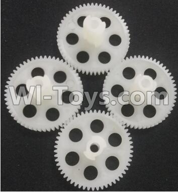 Wltoys Q393 Spare Spare Parts-08 Main gear(4pcs),Wltoys Q393 Q393-A Q393-C Q393-E RC Quadcopter Drone Spare Parts Accessories,Wltoys Model Q393 Replacement Accessories