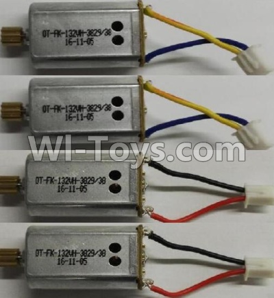 Wltoys Q393 Spare Spare Parts-24-01 Reversing-rotating Motor with Black and Yellow wire(2pcs) & rotating Motor with red and Black wire(2pcs),Wltoys Q393 Q393-A Q393-C Q393-E RC Quadcopter Drone Spare Parts Accessories,Wltoys Model Q393 Replacement Accesso