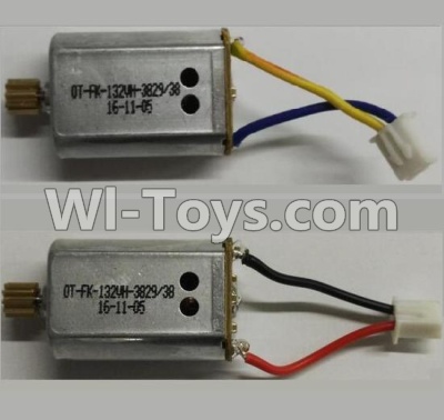 Wltoys Q393 Spare Spare Parts-24-02 Reversing-rotating Motor with Black and Yellow wire(1pcs) & rotating Motor with red and Black wire(1pcs),Wltoys Q393 Q393-A Q393-C Q393-E RC Quadcopter Drone Spare Parts Accessories,Wltoys Model Q393 Replacement Accesso