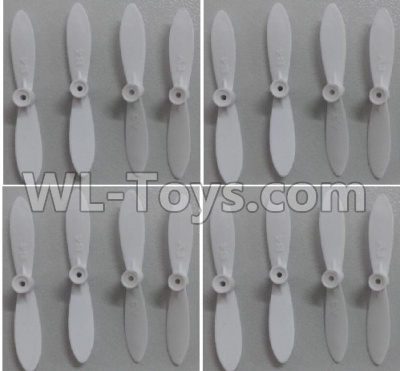 Wltoys Q606 Spare parts-04-02 Main rotor blades,Propellers(16pcs),Wltoys Q606 RC Quadcopter Drone Spare Parts Accessories,Wltoys Model Q616 Mini Drone Replacement Accessories