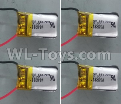 Wltoys Q606 Spare parts-14-03 Official 3.7V 150MAH Battery(4pcs),Wltoys Q606 RC Quadcopter Drone Spare Parts Accessories,Wltoys Model Q616 Mini Drone Replacement Accessories