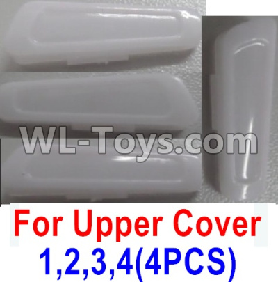 Wltoys Q616 Parts-03-01 Number 1.2.3.4 lamp cover for the Upper shell cover(4pcs),Wltoys Q616 RC Quadcopter Drone Spare Parts Accessories,Wltoys Model Q616 Replacement Accessories