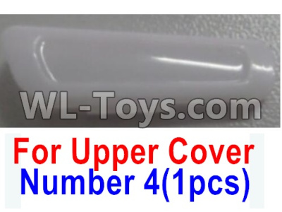 Wltoys Q616 Parts-06 Number 4 Front Left lamp cover for the Upper shell cover,Wltoys Q616 RC Quadcopter Drone Spare Parts Accessories,Wltoys Model Q616 Replacement Accessories