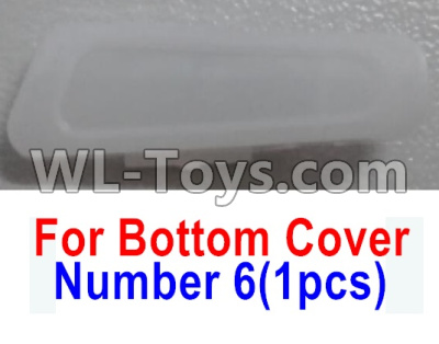 Wltoys Q616 Parts-08 Number 6 Rear Right lamp cover for the Bottom shell cover,Wltoys Q616 RC Quadcopter Drone Spare Parts Accessories,Wltoys Model Q616 Replacement Accessories