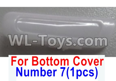 Wltoys Q616 Parts-09 Number 7 Front Left lamp cover for the Bottom shell cover,Wltoys Q616 RC Quadcopter Drone Spare Parts Accessories,Wltoys Model Q616 Replacement Accessories
