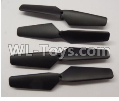 Wltoys Q616 Parts-12-01 Propellers,Main rotor blades(4pcs),Wltoys Q616 RC Quadcopter Drone Spare Parts Accessories,Wltoys Model Q616 Replacement Accessories