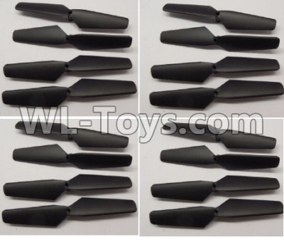 Wltoys Q616 Parts-12-02 Propellers,Main rotor blades(16pcs),Wltoys Q616 RC Quadcopter Drone Spare Parts Accessories,Wltoys Model Q616 Replacement Accessories