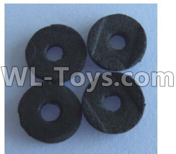 Wltoys Q616 Parts-29 Gasket-8x2x1.5mm(4 set)-Black ,Wltoys Q616 RC Quadcopter Drone Spare Parts Accessories,Wltoys Model Q616 Replacement Accessories