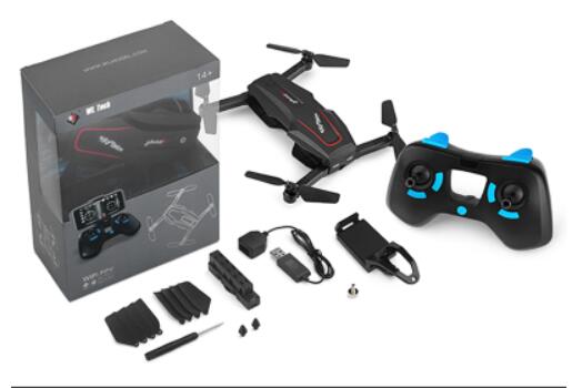 Wltoys Q626 RC Quadcopter(Whole Version)-Black-(include the Transmitter,the Whole Drone,USB charger,Support clip,You can contol it by Transmitter or Phone) Wltoys-Quadcopter-all