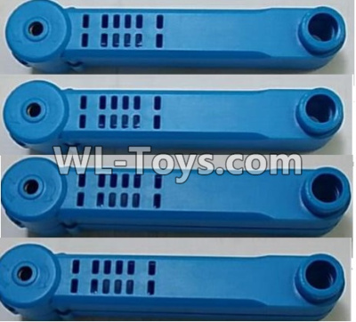 Wltoys Q626 Q626-B Parts-10-01 Reversing-rotating Arm unit(2pcs CCW) & Rotating arm unit(2pcs CW)-Blue,Wltoys Q626 Q626-B RC Quadcopter Drone Spare Parts Accessories,Wltoys Model Q626 Replacement Accessories