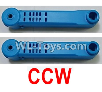 Wltoys Q626 Q626-B Parts-10-02 Reversing-rotating Arm unit(2pcs CCW)-Blue,Wltoys Q626 Q626-B RC Quadcopter Drone Spare Parts Accessories,Wltoys Model Q626 Replacement Accessories