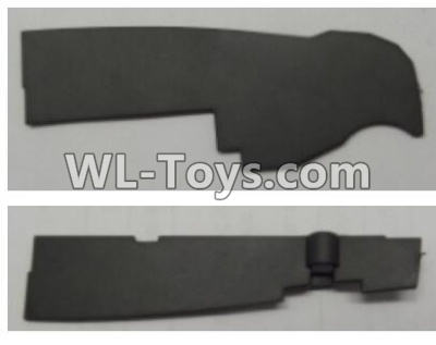 Wltoys Q626 Q626-B Parts-20 Front and rear baffle plates-Black,Wltoys Q626 Q626-B RC Quadcopter Drone Spare Parts Accessories,Wltoys Model Q626 Replacement Accessories