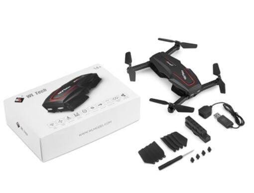 Wltoys Q626-B RC Quadcopter(BNF Version)-Black-(Not include the Transmitter,Only the Whole Drone,USB charger,Support clip,and you control it with your Mobile phone) Wltoys-Quadcopter-all