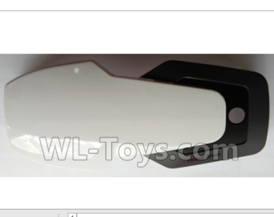 Wltoys Q636-B Parts-02 Q636-B-01 Upper shell cover-White,Wltoys Q636-B RC Quadcopter Drone Spare Parts Accessories,Wltoys Wltech Q636 Q636-B Replacement Accessories