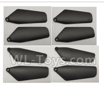 Wltoys Q636-B Parts-10-01 Q626-21 Main rotor blades,Propellers(8pcs),Wltoys Q636-B RC Quadcopter Drone Spare Parts Accessories,Wltoys Wltech Q636 Q636-B Replacement Accessories