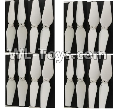 Wltoys Q696 Parts-11-02 Main rotor blades,Propellers(16pcs),Wltoys Q696 RC Quadcopter Drone Spare Parts Accessories,Wltoys Model Q696 Replacement Accessories