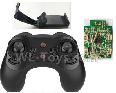 Wltoys-Q838-E Remote control + mobile phone holder+ Receiver board,Wltoys Q838-E Parts,Wltoys Q838-E RC Drone Parts
