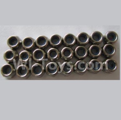 Wltoys V383 Spare parts-34 M3 Anti-Loose Screw nut(Total 20pcs),Wltoys V383 RC Quadcopter Drone Spare Parts Accessories,Wltoys Model V383 Replacement Accessories