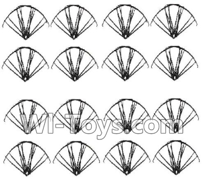 Wltoys V686 V686G V686K parts-08 Outer protect frame(16pcs) For Wltoys V686 V686G Quadcopter parts,V686 Drone Spare parts