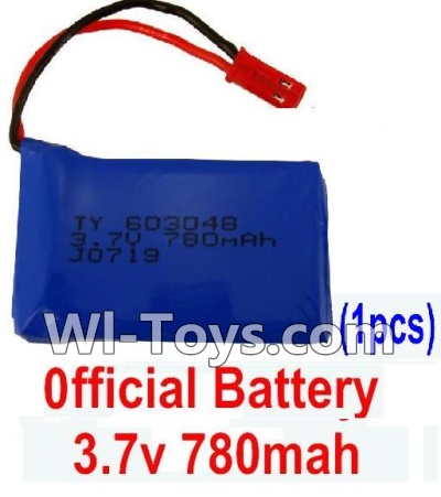 Wltoys V686 V686G V686K parts-11 Original V686 battery-3.7v 780mah with jst plug(1pcs) For Wltoys V686 V686G Quadcopter parts,V686 Drone Spare parts
