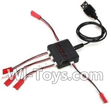 Wltoys V686 V686G V686K parts-13 Upgrade 1-to-5 charger with balance charger For Wltoys V686 V686G Quadcopter parts,V686 Drone Spare parts