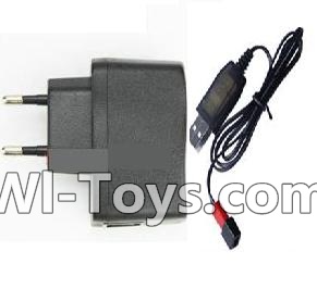 Wltoys V686 V686G V686K parts-20 Usb-To-Socket conversion plug & USB Charger cable For Wltoys V686 V686G Quadcopter parts,V686 Drone Spare parts